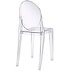 Clear Casper Dining Side Chair - No Shipping Charges MDY-EEI-122-CLR