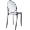 Smoked Clear Casper Dining Side Chair - No Shipping Charges MDY-EEI-122-SMK