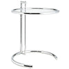 Silver Eileen Gray Side Table - No Shipping Charges MDY-EEI-125-SLV