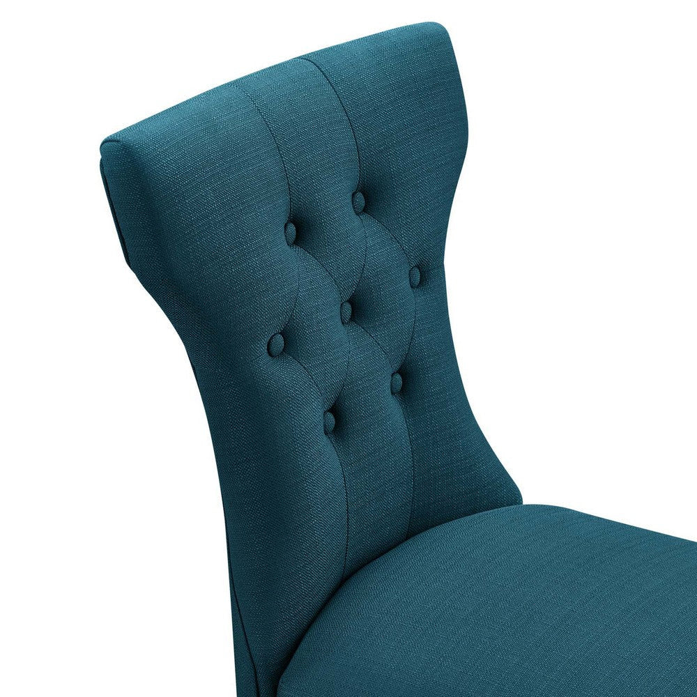 Modway Silhouette Modern Tufted Upholstered Fabric Parsons Kitchen Room One Dining Chair Azure MDY-EEI-1380-AZU