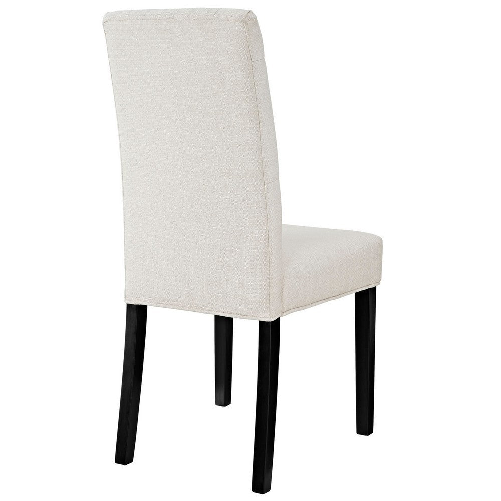 Beige Confer Dining Fabric Side Chair - No Shipping Charges MDY-EEI-1383-BEI