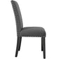 Parcel Dining Fabric Side Chair - No Shipping Charges MDY-EEI-1384-BEI