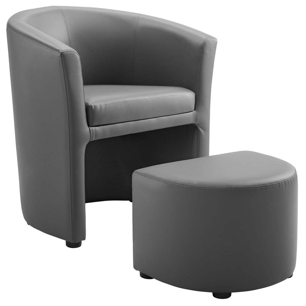 Divulge Armchair and Ottoman - No Shipping Charges