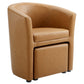 Divulge Armchair and Ottoman - No Shipping Charges MDY-EEI-1407-TAN