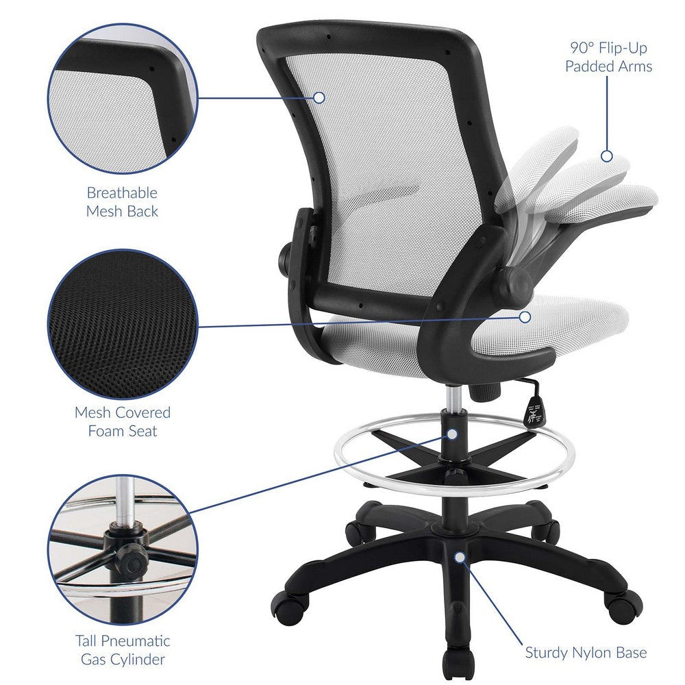 Veer Drafting Chair - No Shipping Charges MDY-EEI-1423-GRY