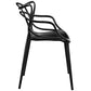 Black Entangled Dining Armchair - No Shipping Charges MDY-EEI-1458-BLK