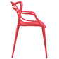 Entangled Dining Armchair - No Shipping Charges MDY-EEI-1458-RED