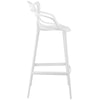 White Entangled Bar Stool - No Shipping Charges MDY-EEI-1460-WHI