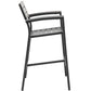 Brown Gray Maine Outdoor Patio Bar Stool - No Shipping Charges MDY-EEI-1510-BRN-GRY