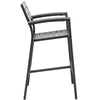 Brown Gray Maine Outdoor Patio Bar Stool - No Shipping Charges MDY-EEI-1510-BRN-GRY