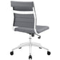 Modway Gray Jive Armless Mid Back Office Chair - No Shipping Charges MDY-EEI-1525-GRY