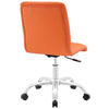 Orange Prim Armless Mid Back Office Chair - No Shipping Charges MDY-EEI-1533-ORA