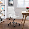 Modway MO-EEI-1534-WHI Finesse Mid Back Office Chair, White