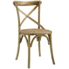 Modway Natural Gear Dining Side Chair By Casagear Home - No Shipping Charges MDY-EEI-1541-NAT