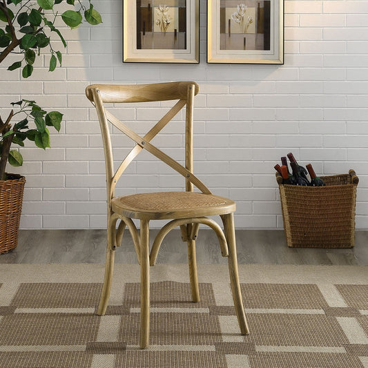 Modway Natural Gear Dining Side Chair By Casagear Home  - No Shipping Charges