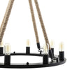 Black Encircle Chandelier - No Shipping Charges MDY-EEI-1574