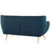 Modway Remark Mid-Century Modern Loveseat With Upholstered Fabric In Azure MDY-EEI-1632-AZU