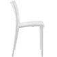 White Hipster Dining Side Chair - No Shipping Charges MDY-EEI-1703-WHI