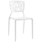 EEI-1706-WHI Astro Dining Side Chair - No Shipping Charges