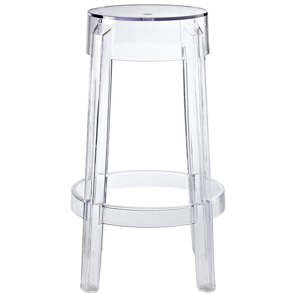 Clear Casper Counter Stool - No Shipping Charges MDY-EEI-171-CLR