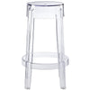 Clear Casper Counter Stool - No Shipping Charges MDY-EEI-171-CLR