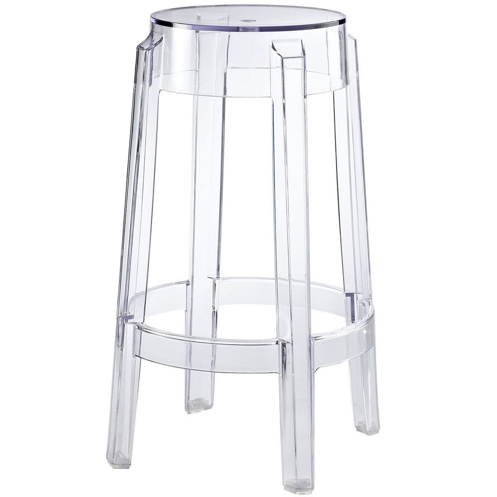 Clear Casper Counter Stool - No Shipping Charges MDY-EEI-171-CLR