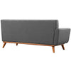 Modway Engage Left Arm Loveseat in Mid-Century Modern Upholstered Fabric Gray MDY-EEI-1795-DOR