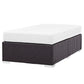 White Convene Outdoor Patio Fabric Rectangle Ottoman - No Shipping Charges MDY-EEI-1847-EXP-WHI