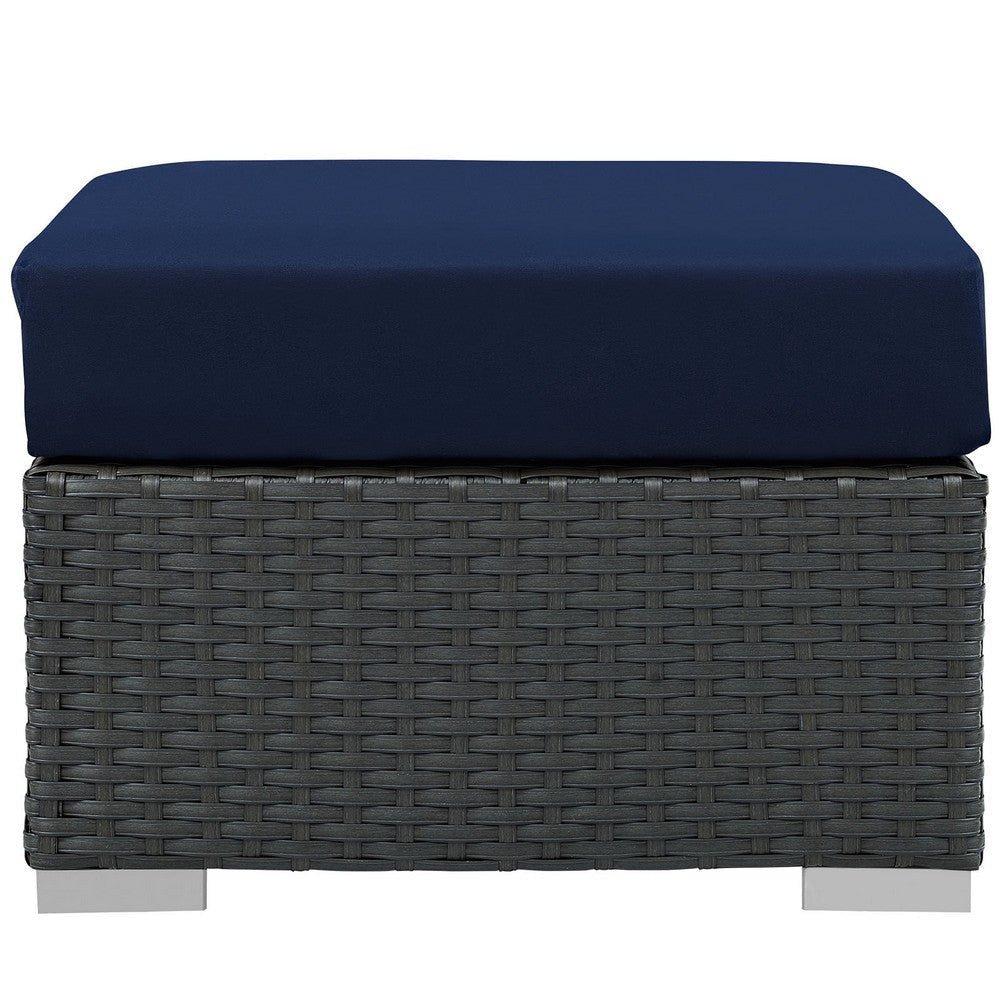 Sojourn Outdoor Patio Sunbrella? Ottoman MDY-EEI-1855-CHC-GRY