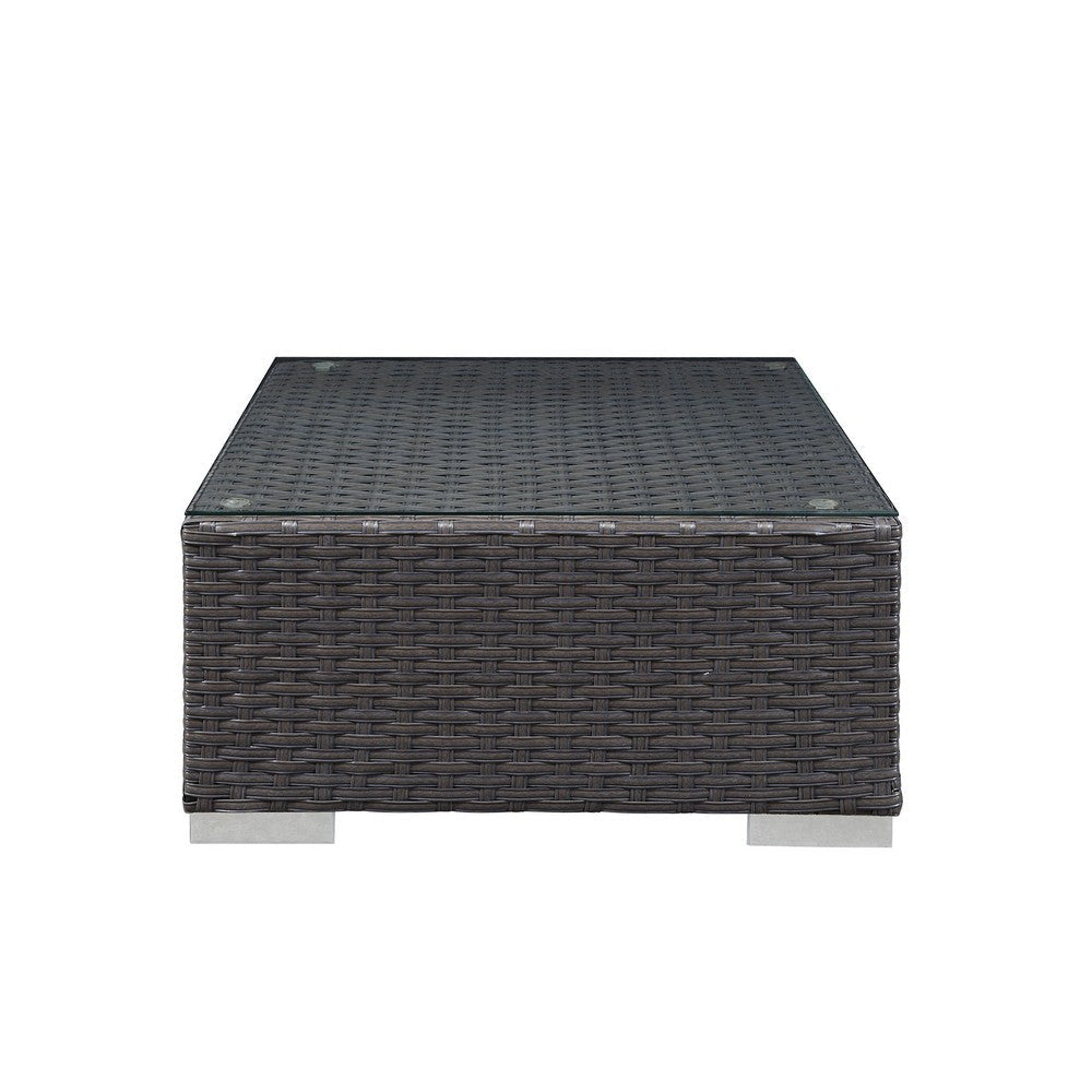 Canvas Navy Sojourn Outdoor Patio Sunbrella Ottoman - No Shipping Charges MDY-EEI-1855-CHC-NAV