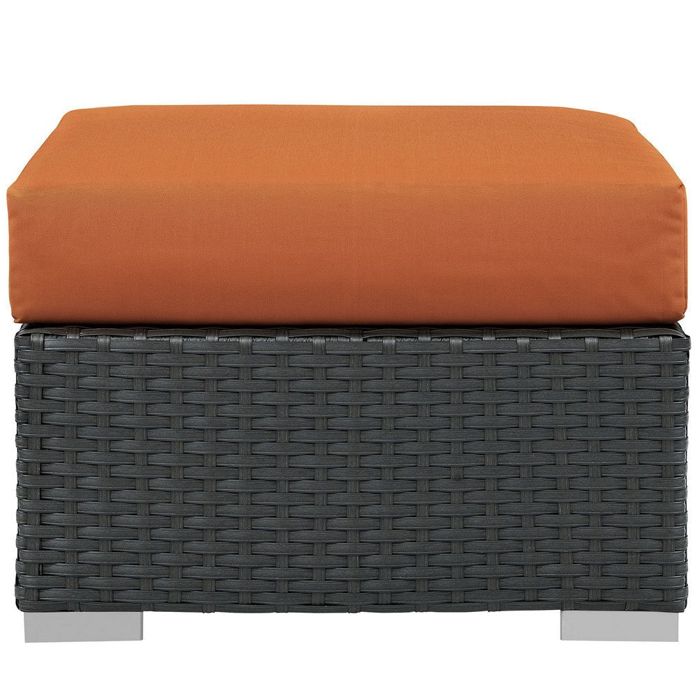 Sojourn Outdoor Patio Sunbrella? Ottoman MDY-EEI-1855-CHC-GRY