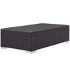 Espresso Convene Outdoor Patio Coffee Table - No Shipping Charges MDY-EEI-1908-EXP