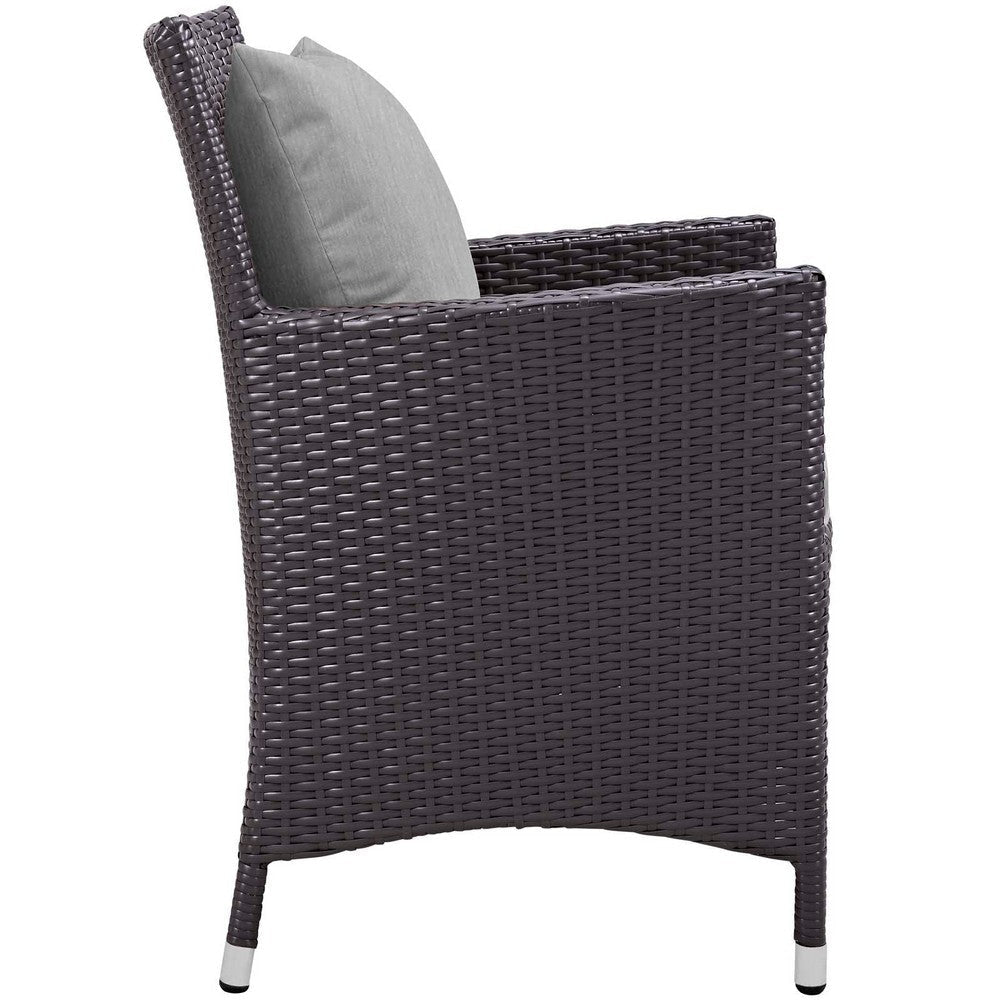 Convene Dining Outdoor Patio Armchair - No Shipping Charges MDY-EEI-1913-EXP-CUR