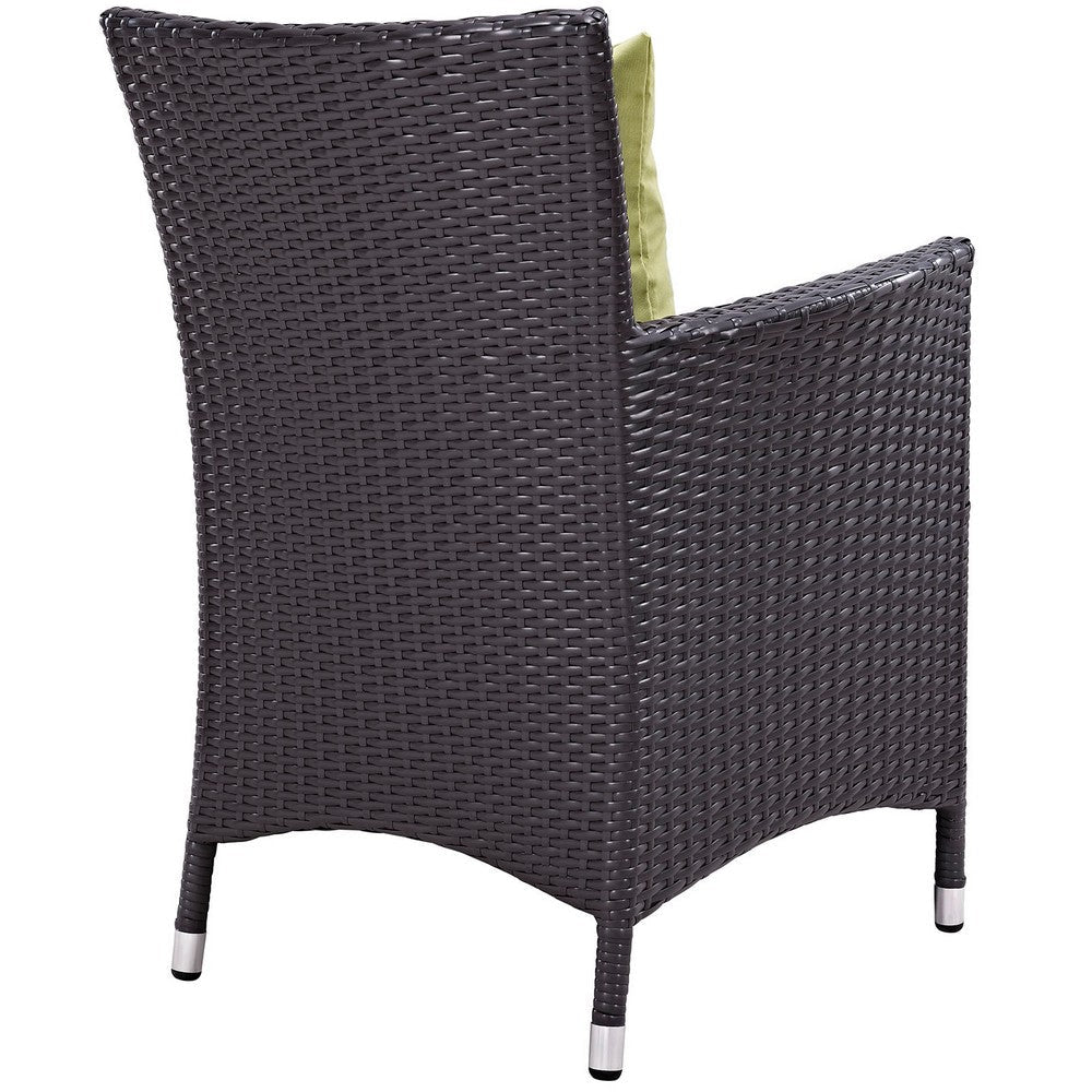 Peridot Convene Dining Outdoor Patio Armchair - No Shipping Charges MDY-EEI-1913-EXP-PER