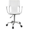 White Studio Office Chair - No Shipping Charges MDY-EEI-198-WHI