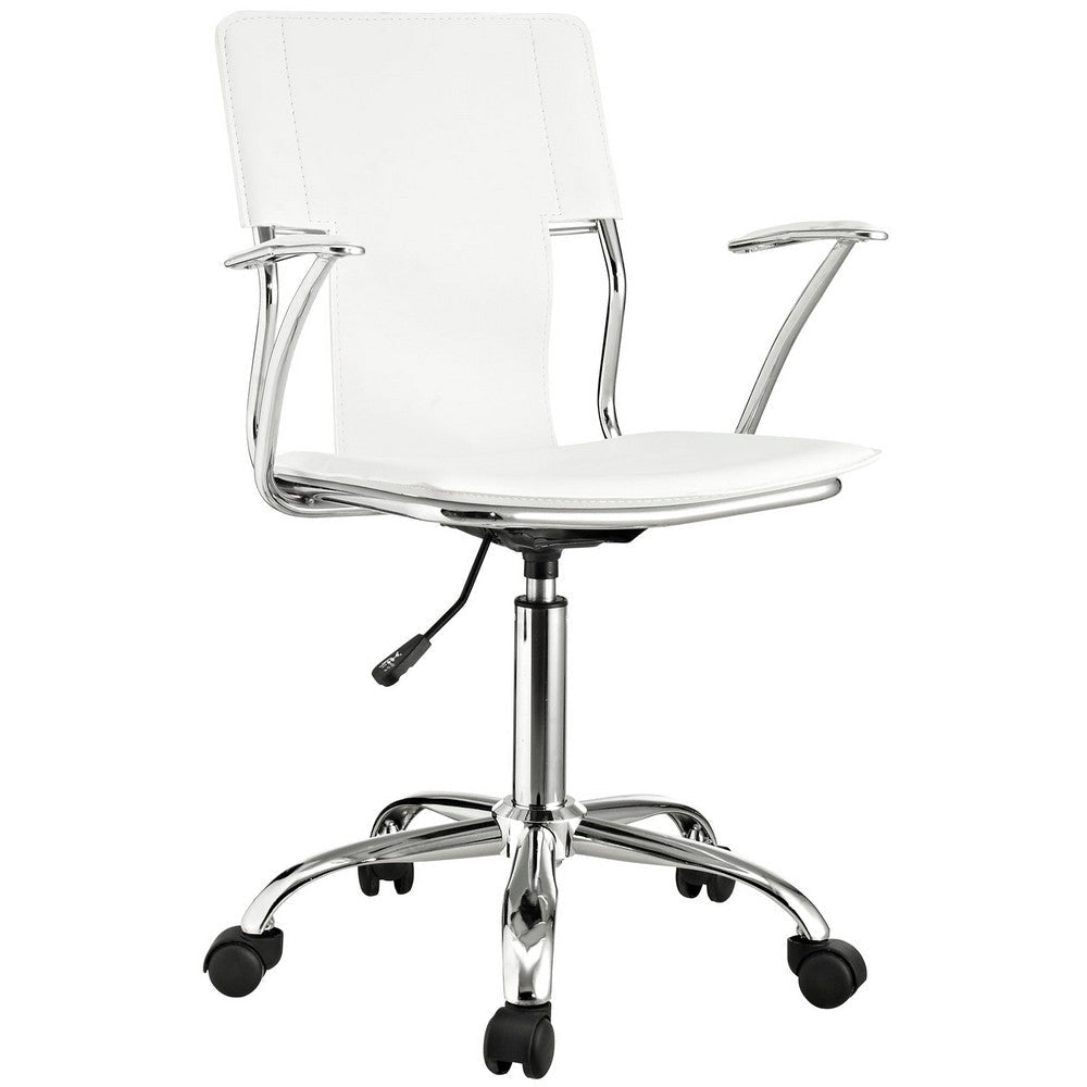 White Studio Office Chair - No Shipping Charges