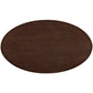 Modway Lippa 48’’ Mid-Century Modern Dining Table with Oval Top in Walnut MDY-EEI-2019-WAL