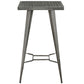 Gunmetal Direct Metal Bar Table - No Shipping Charges MDY-EEI-2037-GME