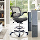 Modway EEI-211 Edge Drafting Chair - Reception Desk Chair - Flip-Up Arm Drafting Chair in Gray