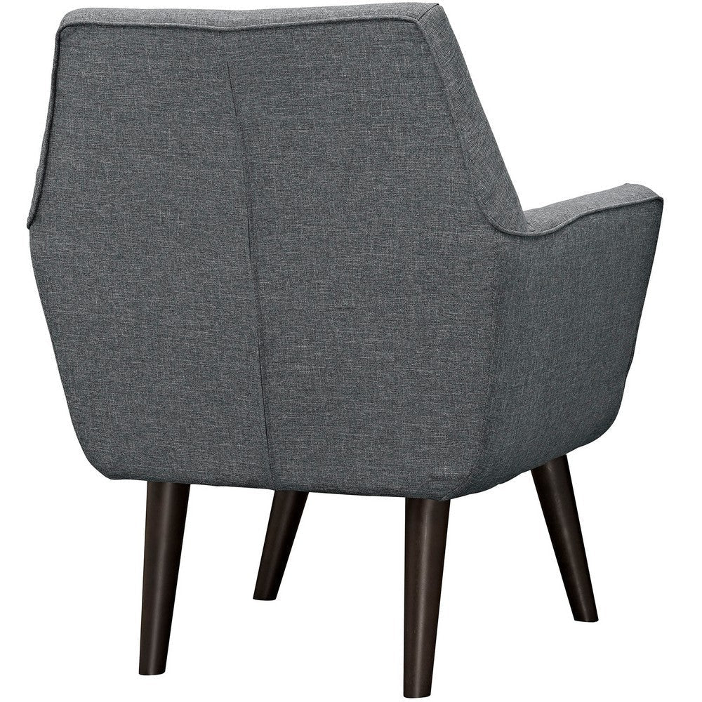 EEI-2136-GRY Posit Armchair - No Shipping Charges MDY-EEI-2136-GRY