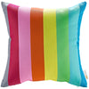 Modway Outdoor Indoor All Weather Patio Throw Pillow in Rainbow