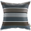 Modway Outdoor Indoor All Weather Patio Throw Pillow in Stripe