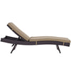 Mocha Convene Outdoor Patio Chaise - No Shipping Charges MDY-EEI-2179-EXP-MOC