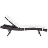 White Convene Outdoor Patio Chaise - No Shipping Charges MDY-EEI-2179-EXP-WHI