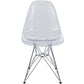 Paris Dining Side Chair Clear - No Shipping Charges MDY-EEI-220-CLR