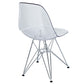 Paris Dining Side Chair Clear - No Shipping Charges MDY-EEI-220-CLR