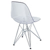 Paris Dining Side Chair Clear - No Shipping Charges MDY-EEI-220-CLR