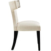 Curve Fabric Dining Chair Beige - No Shipping Charges MDY-EEI-2221-BEI