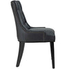 Regent Vinyl Dining Chair Black - No Shipping Charges MDY-EEI-2222-BLK