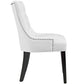 Regent Vinyl Dining Chair White - No Shipping Charges MDY-EEI-2222-WHI